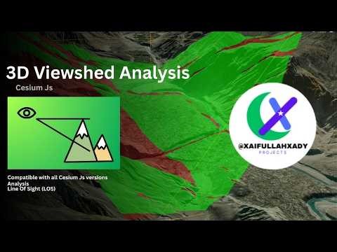 Viewshed Analysis 3D in Cesium | Line of Sight (LoS)