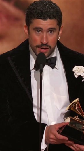BAD BUNNY IS FIRST ARTIST TO HAVE A SPANISH LANGUAGE ALBUM WIN ALBUM OF THE YEAR