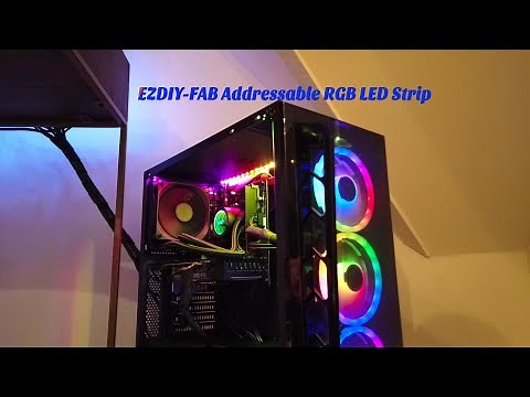 EZDIY-FAB Addressable RGB LED Strip Unboxing and Review