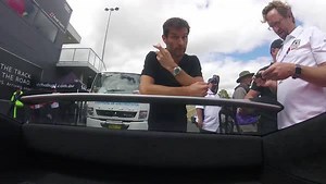 28K views · 425 reactions | He's just completed a ripper stint in the comm box, but what did Mark Webber think of Mount Panorama? Find out as he tours with Patrick Long in an ICE BREAK Porsche. | Bathurst 12 Hour | Facebook