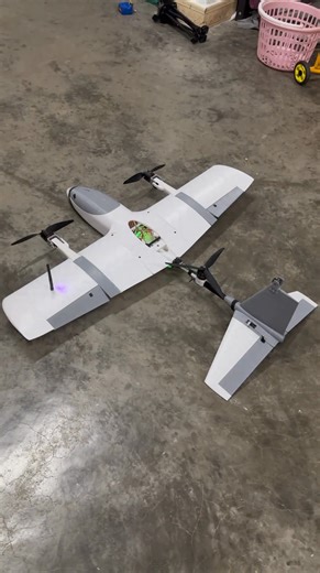 3.1K views · 72 reactions | Have you ever seen a fixed-wing aircraft that can take off and land vertically without a runway? #Technology #MenToys #DJI Human-machine #cross machine fpv #3dprinting | Amazing post | Facebook