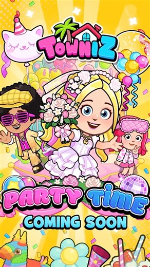 Love, cake, and confetti… a magical celebration update is about to arrive in Towniz.
