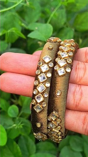 Elegant Stone Bangles ✨ | Thread Bangles Design Ideas | Rangula Lokam