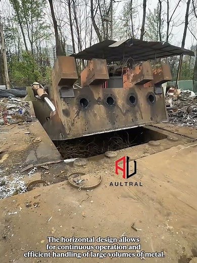 Horizontal Metal Baler for Compaction of Scrap Steel, Aluminum, and Copper