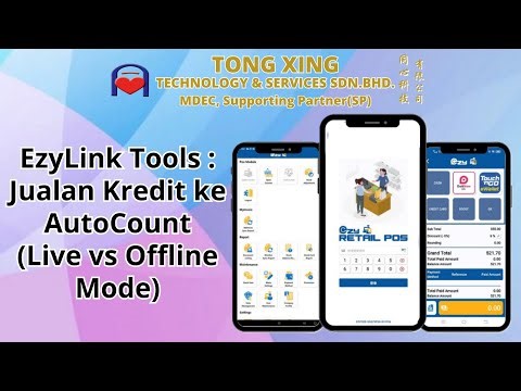 EzyLink Tools : Jualan Kredit ke AutoCount(Live vs Offline Mode)