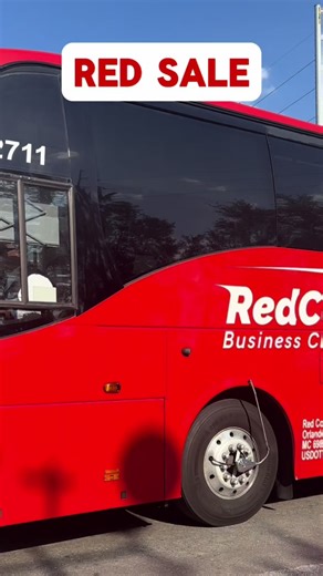 Don’t miss out on our Red Sale! Starting tomorrow you can get tickets up to 40% off on several routes. Visit our website redcoachusa.com to learn more and get your ticket ‼️ #redcoach #redcoachusa #redcoachsale #redsale #affordabletravel #affordablebus #bustravel #redcoachbus #bus #florida #texas #georgia #atlanta #miami #orlando