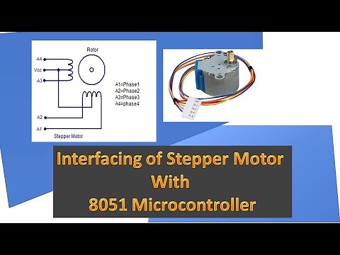 Lecture 34: Interfacing of Stepper Motor with 8051 Microcontroller | Assembly language program