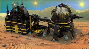 LEGO MOC-100613 Second Earth Technic Base (Space > Blacktron I 2020)