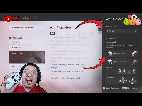 Live Day 49 -- Challenge Wolf Maiden Boss In Abyss Mode Without Taking Damage
