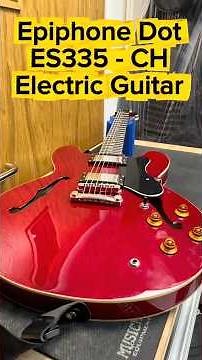 Epiphone ES-335 DOT Full Setup 🔧 | Mirror Frets, Perfect Action & Tone #epiphoneguitars #luthier