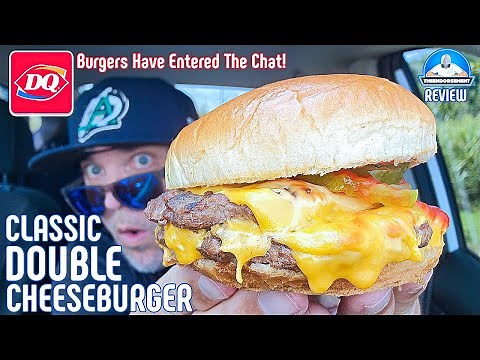 Dairy Queen® Classic Double Cheeseburger Review! | Is DQ selling TOP TIER Burgers? | theendorsement