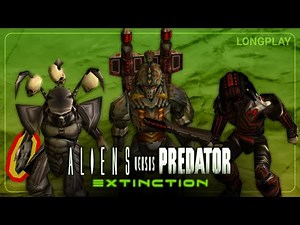 Aliens versus Predator: Extinction (PS2) • Predator campaign • Hard 100% • Longplay 4K UHD