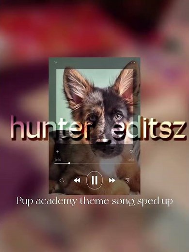 Pup academy theme song sped up