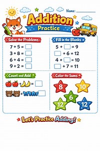 Fiches d'exercices de maths CE1 | Additions et soustractions à deux chiffres | Problèmes | PDF imprimable | Corrigé inclus - Etsy France