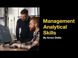 What are Management Analytical Skills?