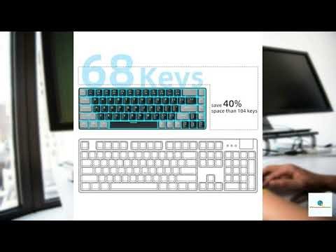 Review - MageGee Portable 60% Mechanical Gaming Keyboard, MK-Box LED Backlit Compact 68 K