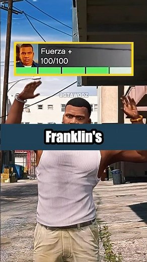 How to increase Franklin's strength to 100 in GTA V #gta #gta5 #gtaonline #gta5online #gtav