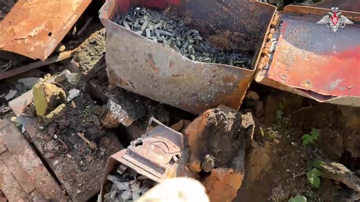 The Sever Group's EOD specialists continue to demine settlement areas in Kursk region. During a systematic survey of the areas, EOD crews detect and identify dangerous objects: ▫️ unmanned aerial vehicle drops, ▫️ artillery projectiles, ▫️ improvised submunitions. | Russia Truth