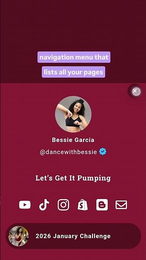 How to enable a navigation menu on your Lnk.Bio || Linkinbio
