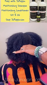 JUPOPPIN @jupoppin Having FUN with this Relaxer Free Hairdo 🤍 Prep using JuPoppin Moisturizing Shampoo and Conditioner… JuPoppin Vit E Oil… Prepping with the right Products is KEY to getting the Best Results. I Love cutting hair in Layers to add volume and movement to the Hairdo… Took me awhile to be able to do a “voice over “ I’m still not mentally ready for my FULL comeback… But I can feel it so that makes me Happy 🤍 Products- @jupoppin ( check out our BLACK FRIDAY SALE) Model - @deefigaro_ 