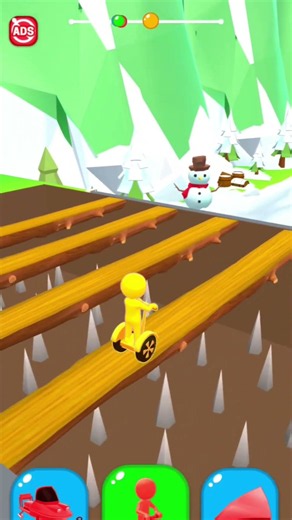 Shape-shifting Funny Race Gameplay new hyper casual games lvl 272 #shorts #gameplay #shapeshifting