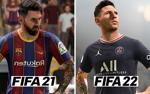 FIFA 21 VS FIFA 22 | 细节对比