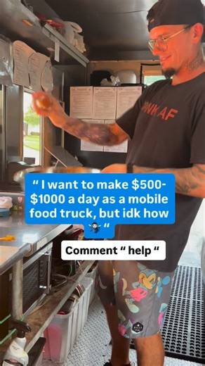 Peter Greene on Instagram: "You don’t need a huge following to make $500-$1000 a day. You just need the right approach and know who to target. Comment the word “ help “ And I’ll send over my FREE PDF customer acquisition guide Share with someone who struggles with getting new customers or paid jobs. #foodtruck #foodtrucklife #catering #mobilefoodbusiness #foodtrailer"