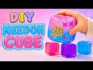 How to make a Viral NeeDoh Cube ✨ DIY NEEDOH Cube at Home