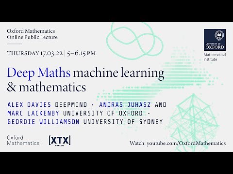 Deep Maths - machine learning and mathematics