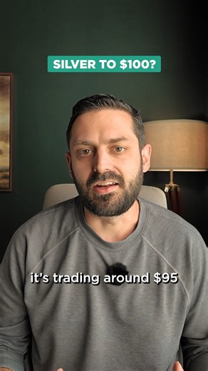 Silver is close to $100 per troy ounce, and we could see triple-digit silver in the very near future. The difference between the high and the low has been over $5 for 9 out of the last 16 trading days, and if this trend continues, we could see $100 as early as this week. Keep an eye on precious metals movements on our price pages! #apmex #marketpulse #marketpulseshort #gold #silver #preciousmetals | APMEX, Inc.