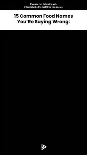 Psychology | Mindset | Growth on Instagram: "Follow @inspirationdosage !! #foodfacts #foodie #foodpronunciation #learnsomethingnew #foodlovers #languagelearning #foodtips #funfacts #foodculture #correctpronunciation"