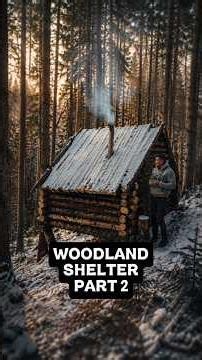 Part 2 | Building a Secret Shelter in the Woods #survival #bushcraft #outdoors