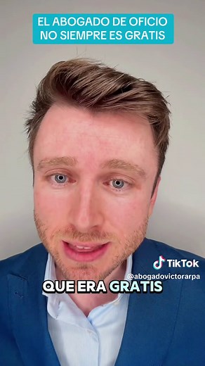 EL ABOGADO DE OFICIO NO SIEMPRE ES GRATIS ¿El abogado de oficio es gratis en laboral? Ojo: si ganas una indemnización puede cobrar hasta un tercio. Te explico cuándo se paga y por qué a veces sale más caro. #abogadolaboral #abogadodeoficio