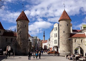 Tallinn Old Town in Tallinn, Estonia