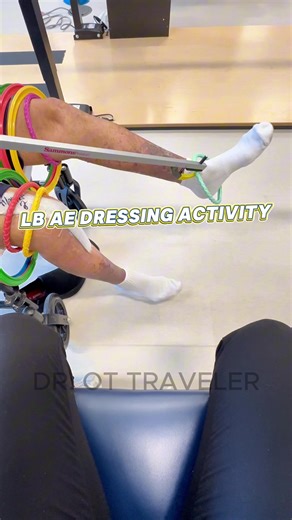 Spinal precautions? No problem. Limited mobility? Even better. Using a reacher and rings simulates lower-body dressing for patients with mobility limits. How would you adapt this? 🩳 #OccupationalTherapy #ADL #OTStrategies” #OT