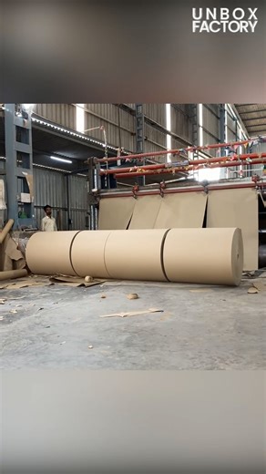 95K views · 163 reactions | कैसे बनता है क्राफ्ट पेपर | Manufactuirng Process of Craft Paper Inside The Factory | Unbox Factory | Facebook