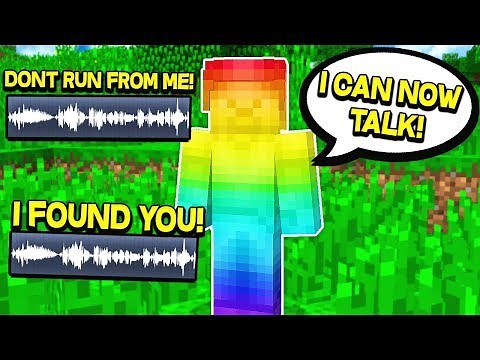GIVING RAINBOW STEVE A VOICE! (IT WORKS!)