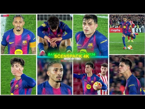 Barca Vs Atm Home 2026 / RARE CLIPS ● SCENEPACK 4K (With AE CC and TOPAZ)