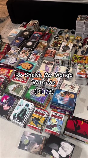 Reorganizing My Manga Collection for Relaxation
