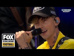 Machine Gun Kelly performs 'Take Me Home, Country Roads' at West Virginia | Big Noon Kickoff