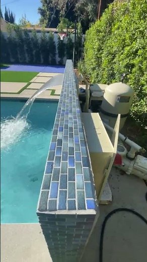 Waterfall Wall With 3 Feet Sheer Descent