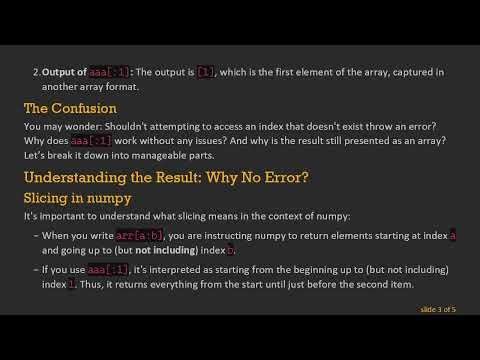 Understanding the Behavior of numpy When Indexing Nonexistent Dimensions