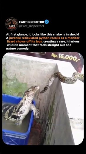 This Snake Just Met a Lizard With Legs!