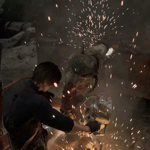 Leon chainsaw stunt in RE Requiem #rtx3060 #residentevil #re9 #leon #ipl2026