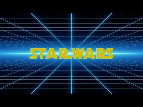 Star wars Neon Intro | Made in Blender 3D