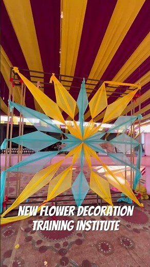 New Flower Decoration Training Institute | Flower And Chunni Work