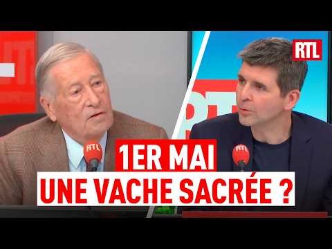 "We must respect sacred cows, and May 1st is a sacred cow": Alain Duhamel on RTL