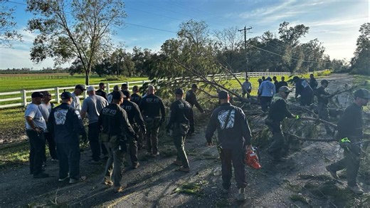Indiana Task Force 1 cleaning up damage from Hurricane Helene in Florida