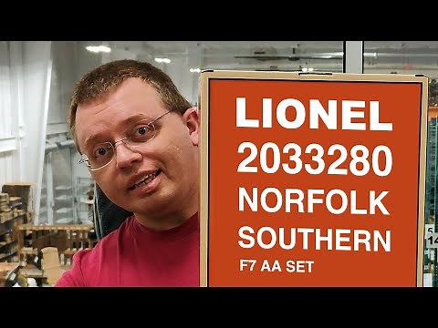 Trainz Reviews: Lionel 2033280 Norfolk Southern F7 AA Diesel Locomotive Set