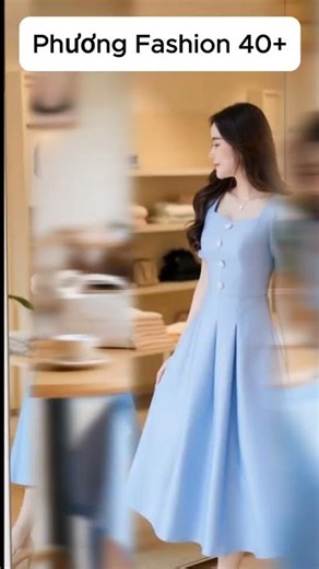 Chiếc váy dáng A này xinh quá! Không mua thật uổng đó chị em ơi!